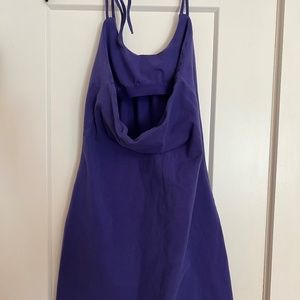 Purple Halter Dress